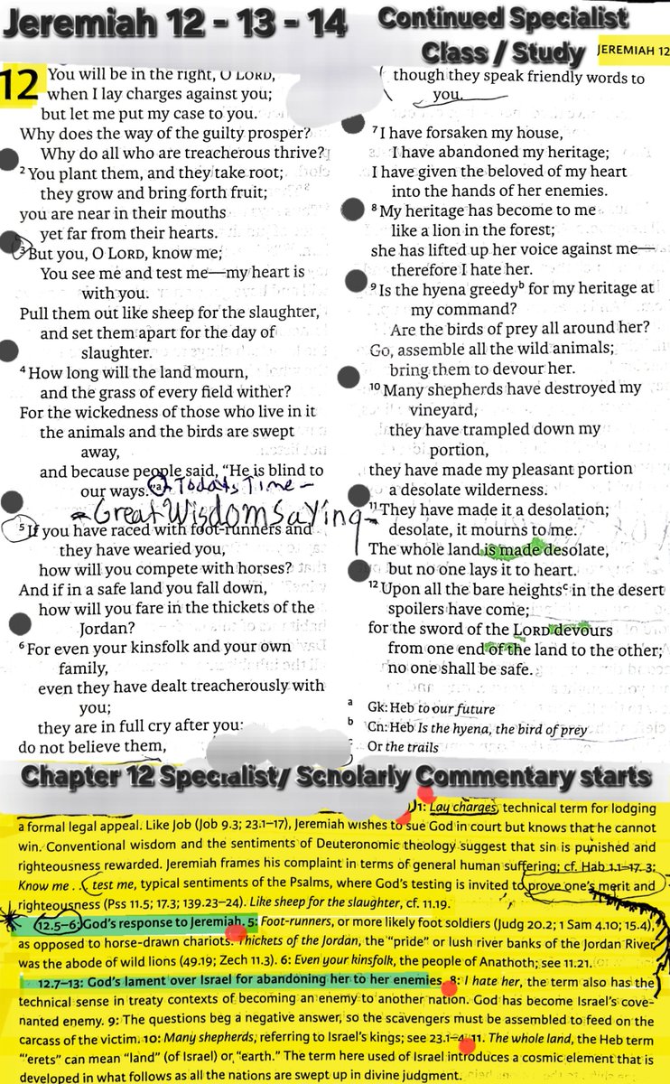 TeXasMadde's tweet image. #ApocalypticBookStudy #69
#BibleStudy #115

⚠️ Specialist Study Between the Voice of God &amp;amp; the Cry of Man: The Spiritual Psychology of Prophecy in Jeremiah’s Drought Visions ⚠️

Jeremiah 12:1-17 - 13:1-27 - 14:1-22

Jeremiah 12 

12 You are righteous, Yahweh,
    when I contend…
