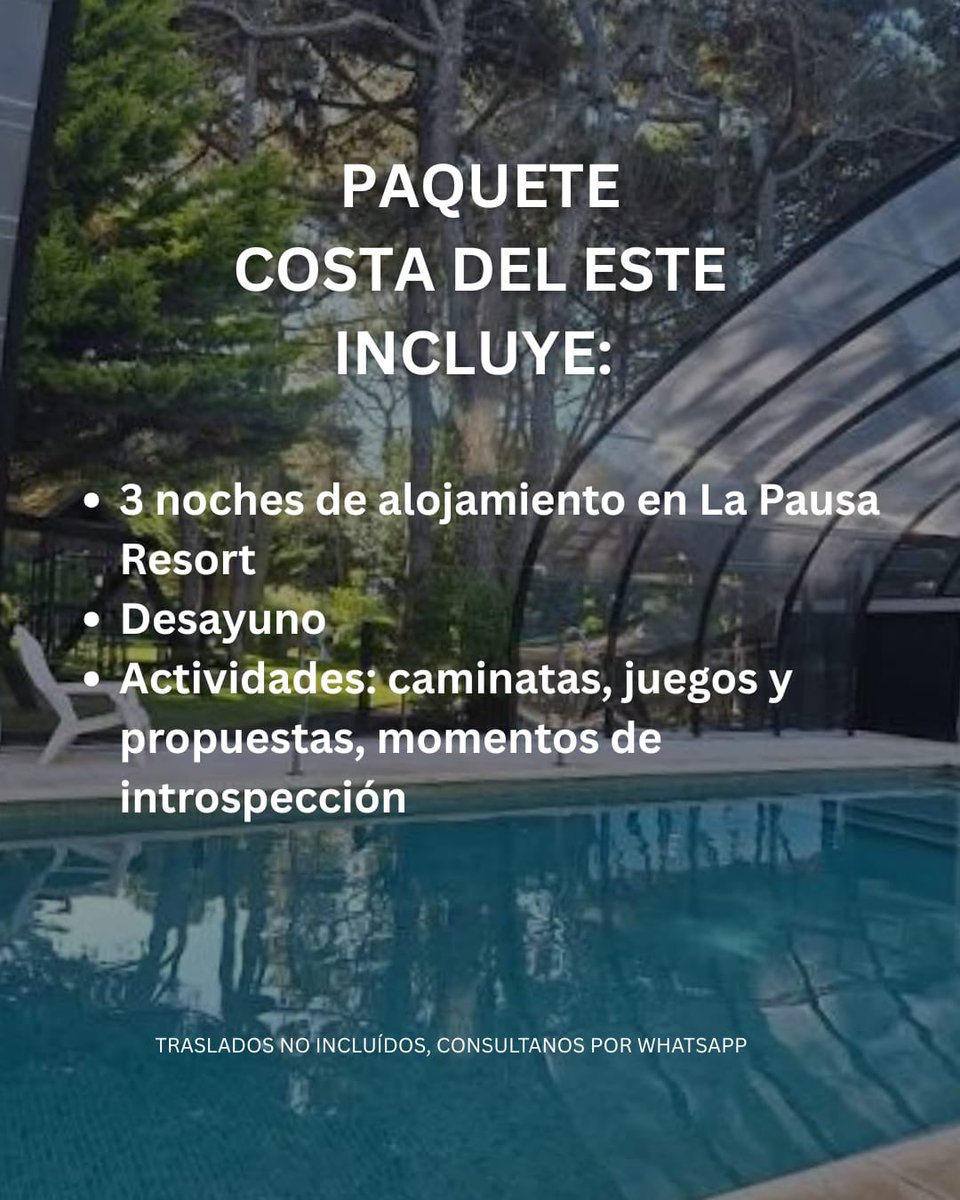 FIN DE SEMANA LARGO EN COSTA DEL ESTE, BUENOS AIRES:

SALIDA 5 DE DICIEMBRE
desde Montevideo.

Un espacio íntimo donde las palabras fluyen y la emoción se hace presente.

Relajarte, descansar y disfrutar del cuerpo sin exigencias.

Solo para hombres gays.

IG: <a href="/experiencia/">experiencia</a>.pride