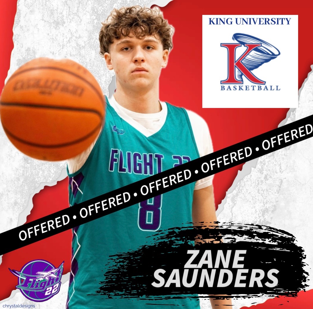 @zanesaunders Blessed to receive an offer from <a href="/KingU_mbb/">King University Men's Basketball</a> ,thanks to coach <a href="/CoachJMGillespi/">Jason M. Gillespie</a> and staff for an amazing opportunity.