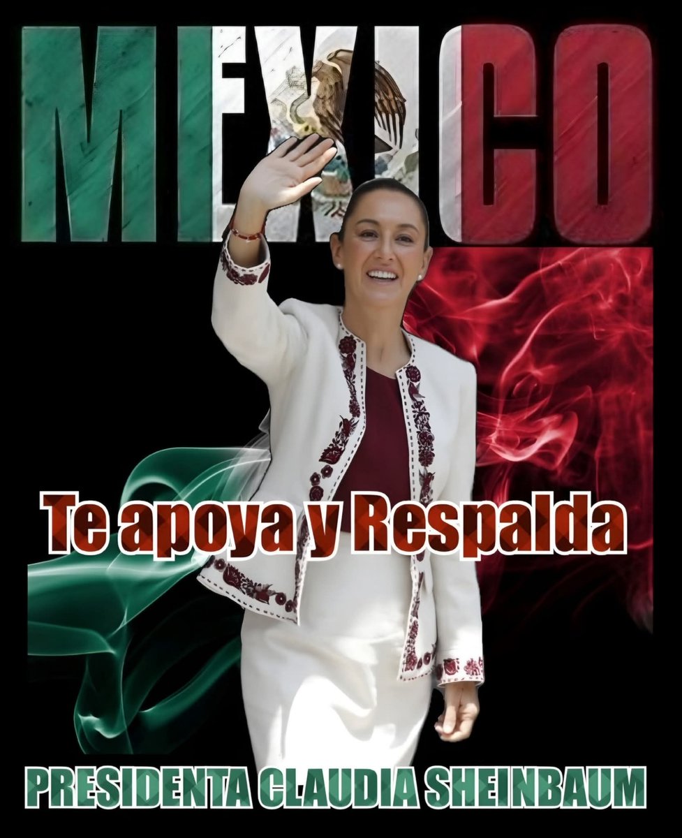 Estamos con Usted, Presidenta <a href="/Claudiashein/">Claudia Sheinbaum Pardo</a>