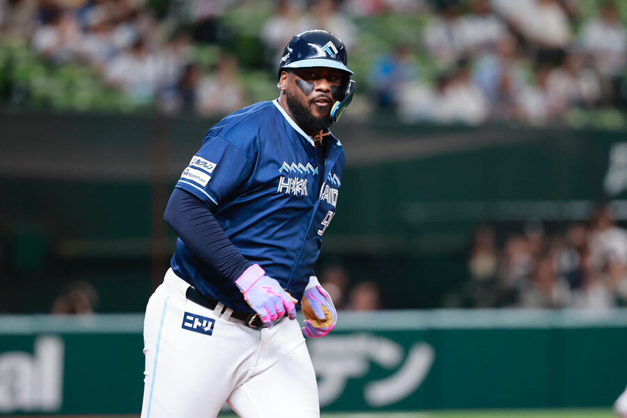 北海道日本ハムファイターズ レイエス選手#99ビジターユニフォーム レイエス 日本ハム Indians REYES 32 ユニフォーム 北海道日本ハム