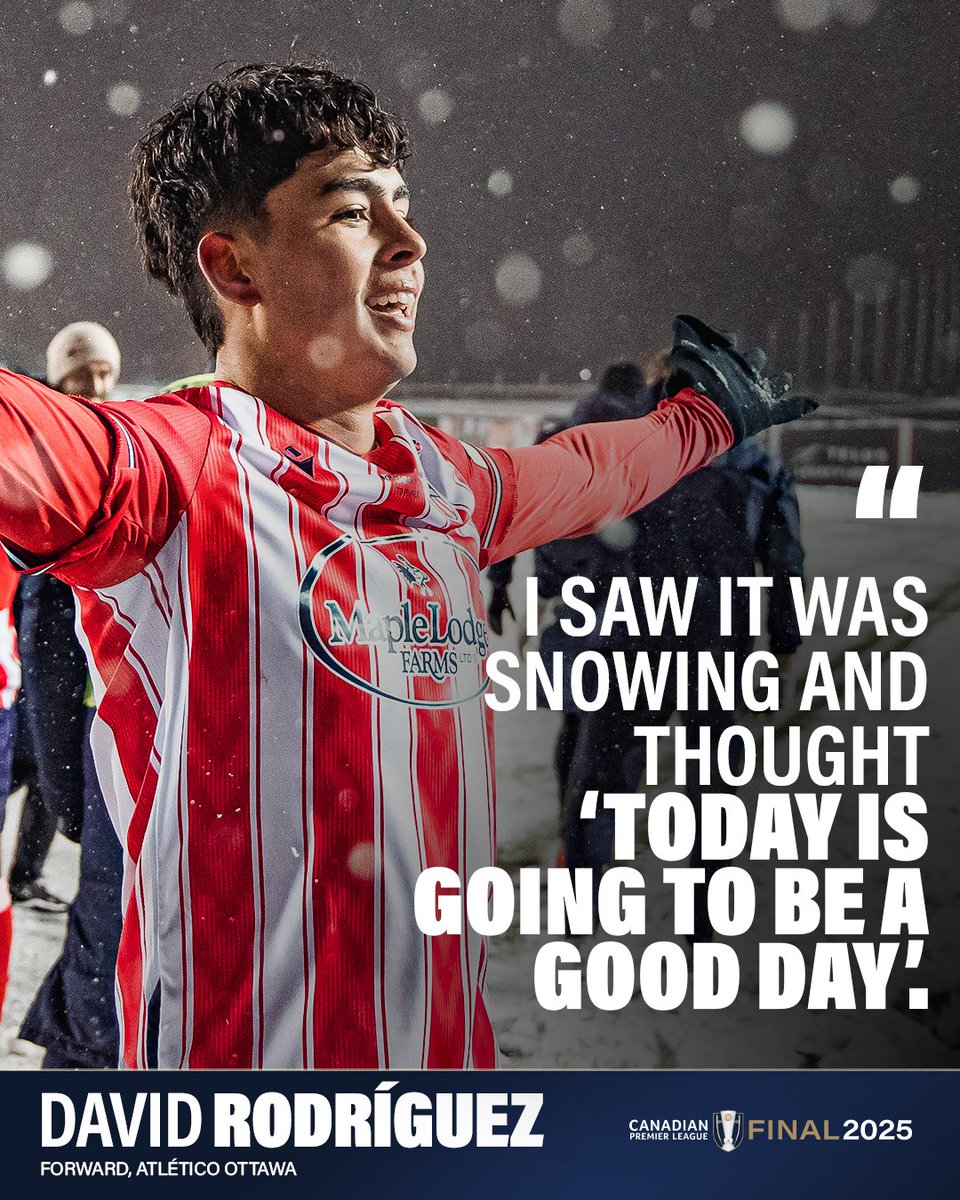 It was a great day indeed for David Rodríguez and <a href="/atletiOttawa/">Atlético Ottawa</a> 🏆

#CanPL #CPLFinal #RiseToTheNorth