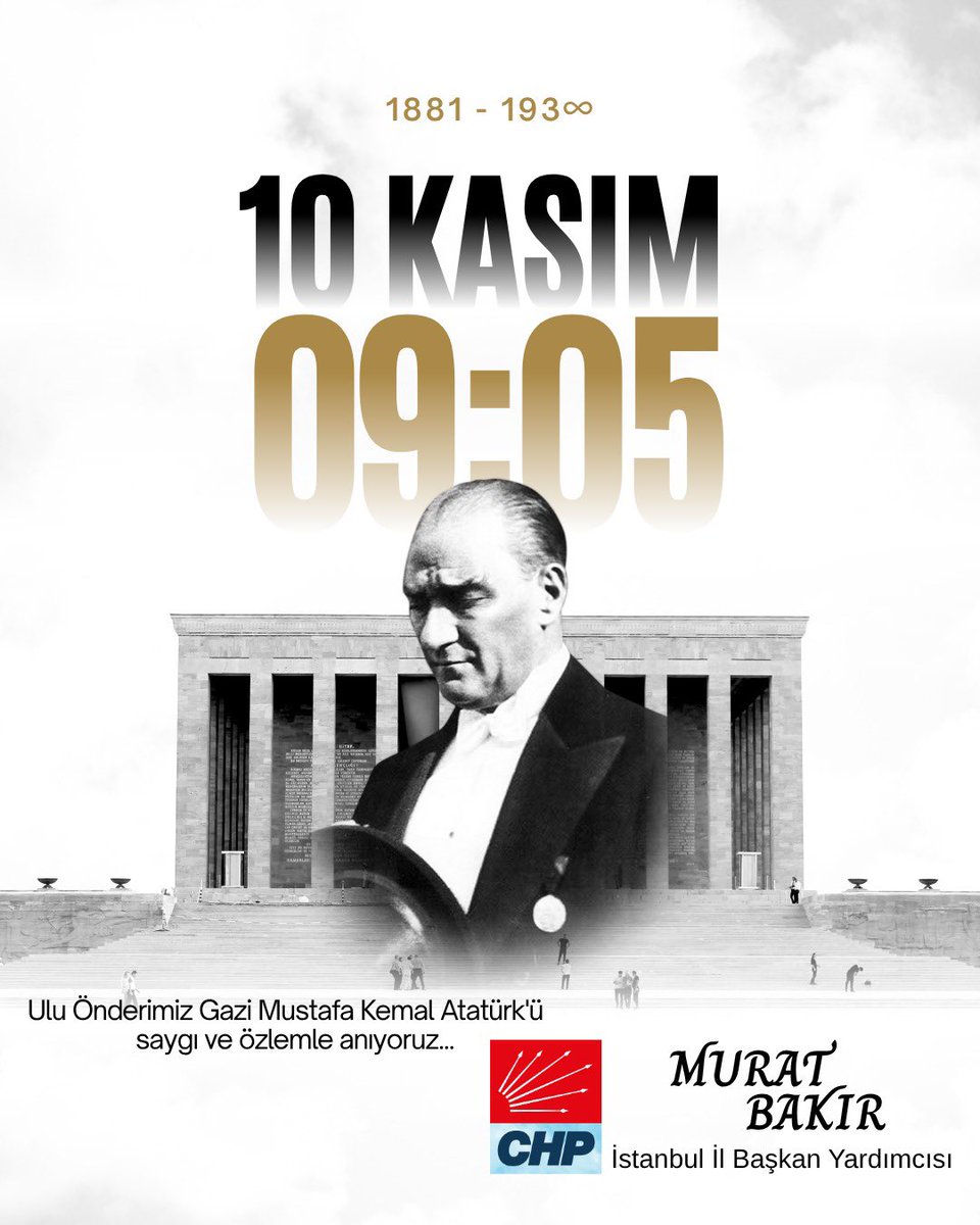 Her 10 Kasım sabahı,
Bir ulusun bilincinde bir ses hâlâ yankılanır:
‘Fikirlerimi anlıyorsanız, bu kafidir.’
Sevgiyle, saygıyla, minnetle ve özlemle…
#GaziMustafaKemalAtatürk
#10Kasım