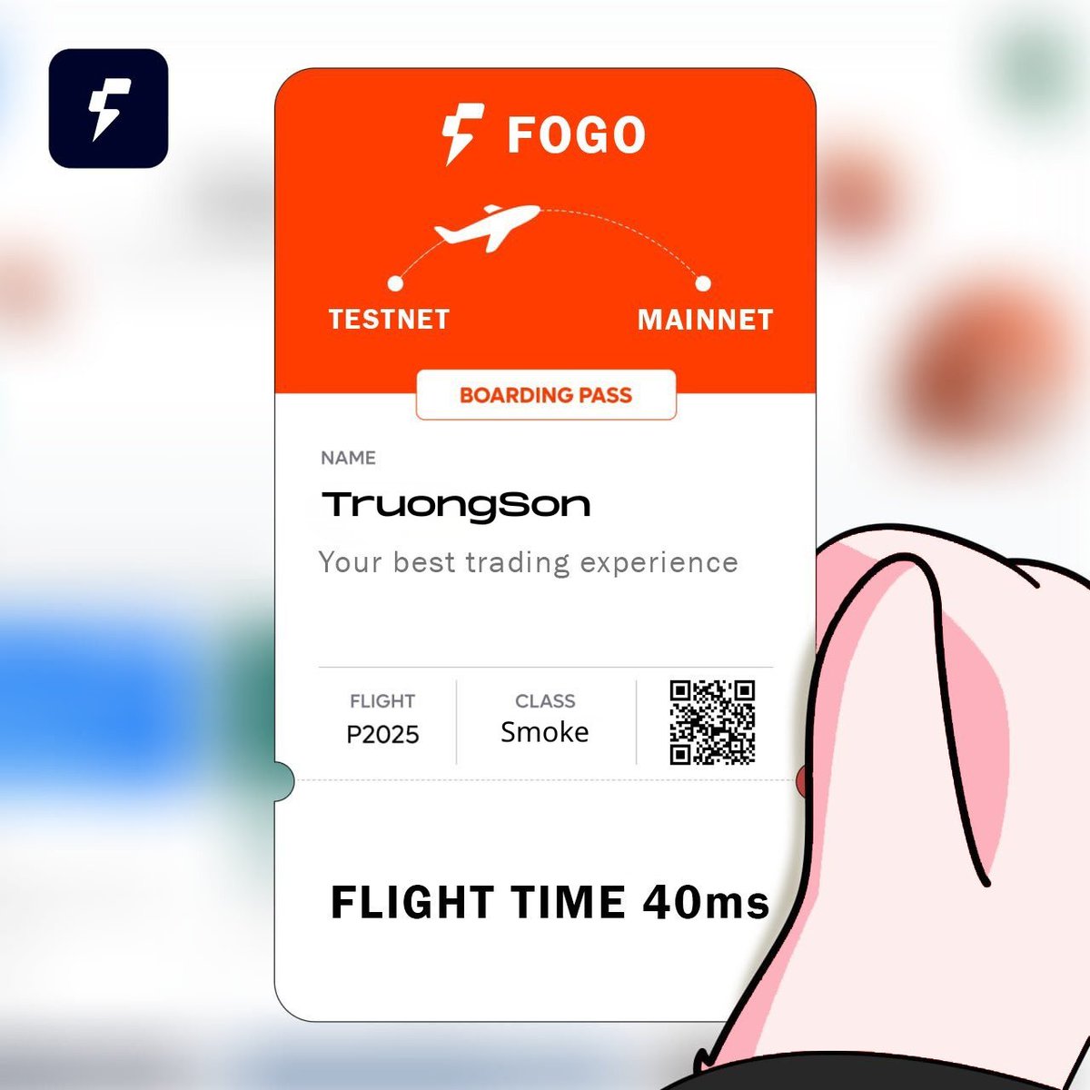 Got my ticket in the pocket.

How about you? Will you make it until <a href="/fogo/">Fogo</a> mainnet?