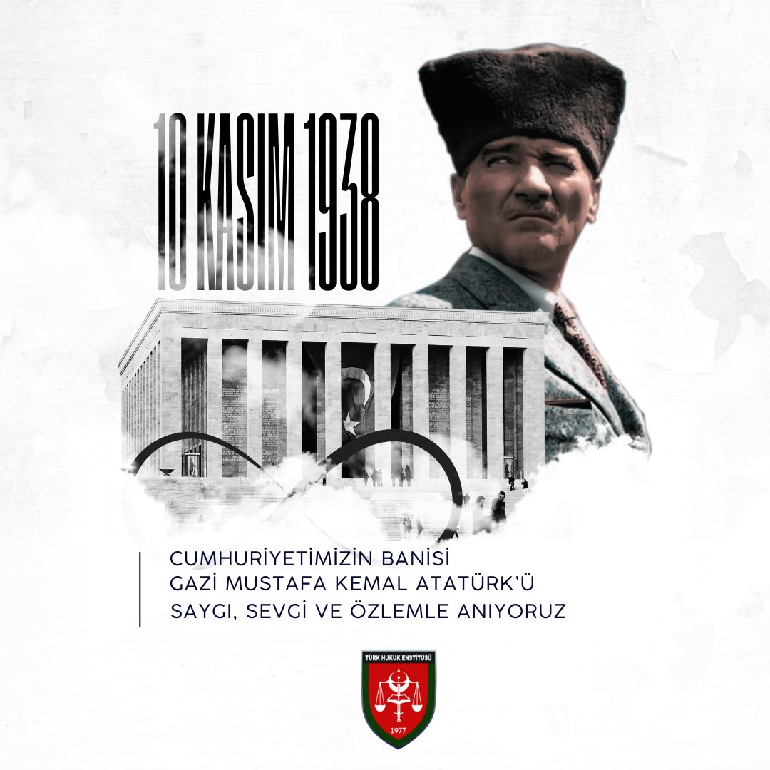 Cumhuriyetimizin Banisi Gazi Mustafa Kemal Atatürk'ü Saygı, Sevgi Ve Özlemle Anıyoruz.

#10Kasım 
#GaziMustafaKemalAtatürk