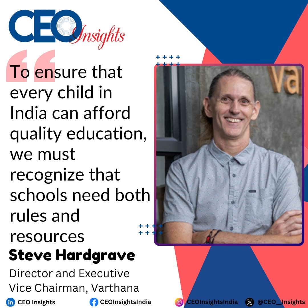 CEO__Insights's tweet image. Financial Access is Key to Affordable Education

Steve Hardgrave, Director and Executive Vice Chairman, @varthanaindia

Read More: lnkd.in/dyUnfc8z

#sustainablesolution #disadvantagedcommunities #financialinstitutions #targetedfinancialsupport #DevelopmentImpactBonds