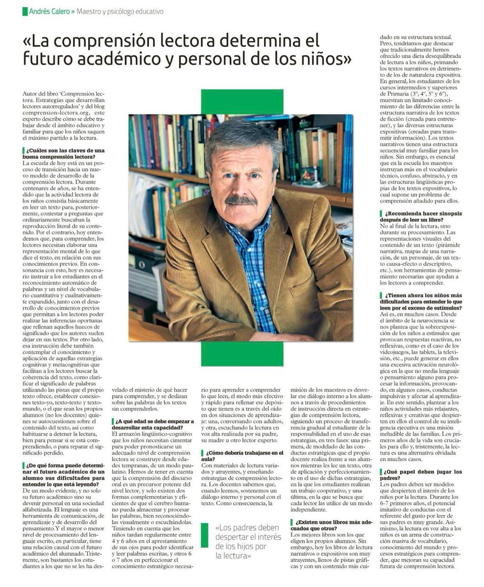 virginiog's tweet image. La clave del aprendizaje es la comprensión lectora 

Las palabras construyen el vocabulario que da forma al mundo, crea la capacidad futura  de construir puentes entre el texto y nuestra mente con la lectura

Leer determina más que el futuro académico, aprender continuamente