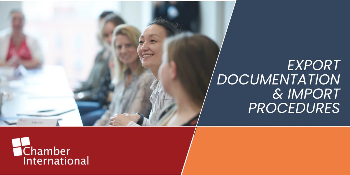 ChamberInt's tweet photo. Strengthen your trade compliance and efficiency this November.

Master #export, #import, and #customs essentials — and save 15% when you book your course with CI15OFF

📅20 Nov | Live on Zoom
BOOK NOW: https://t.co/ayYxGXHBZ3

#ChamberInt https://t.co/9nlO2UNGnf