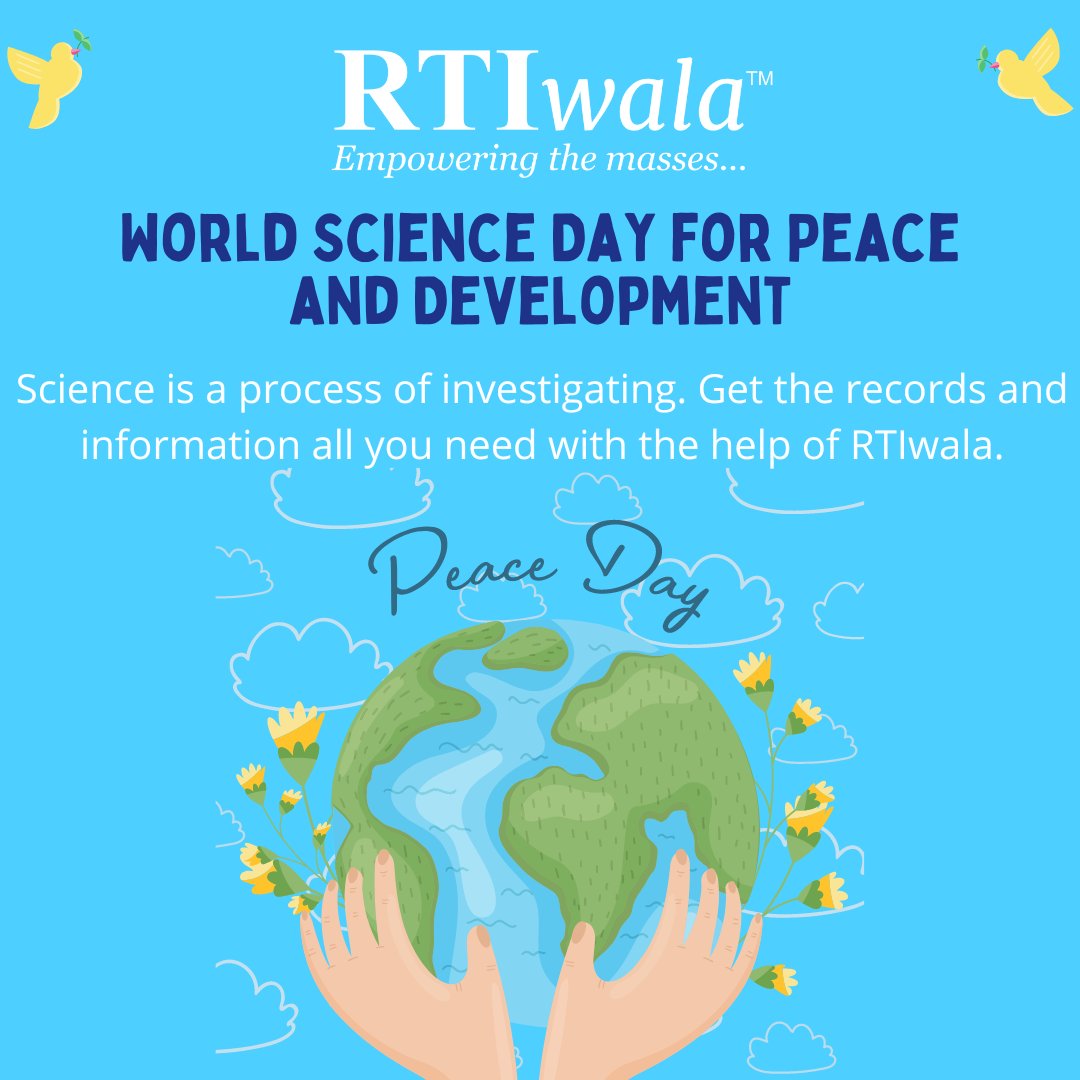 RTIwala's tweet image. 🌍🔬 World Science Day for Peace and Development

Get the #information you need — verified, official, and simplified — with #RTIwala

Call +91-7999506996 now!

#Innovation #WorldScienceDay #ScienceForPeace #Development #IsaacNewton #AlbertEinstein #Scientists #STEM #Researcher