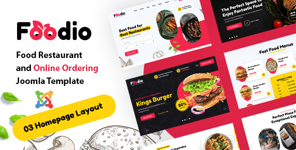 codelayers's tweet image. Foodio - Joomla 6 Fast Food &amp;amp; Restaurant Template @codelayers 
🌐codelayers.net/portfolio/food…
Foodio is a vibrant Joomla 5/6 template designed for fast-food, restaurant and café websites. 
#codelayers #themeforest #envato #joomla #business #joomla6