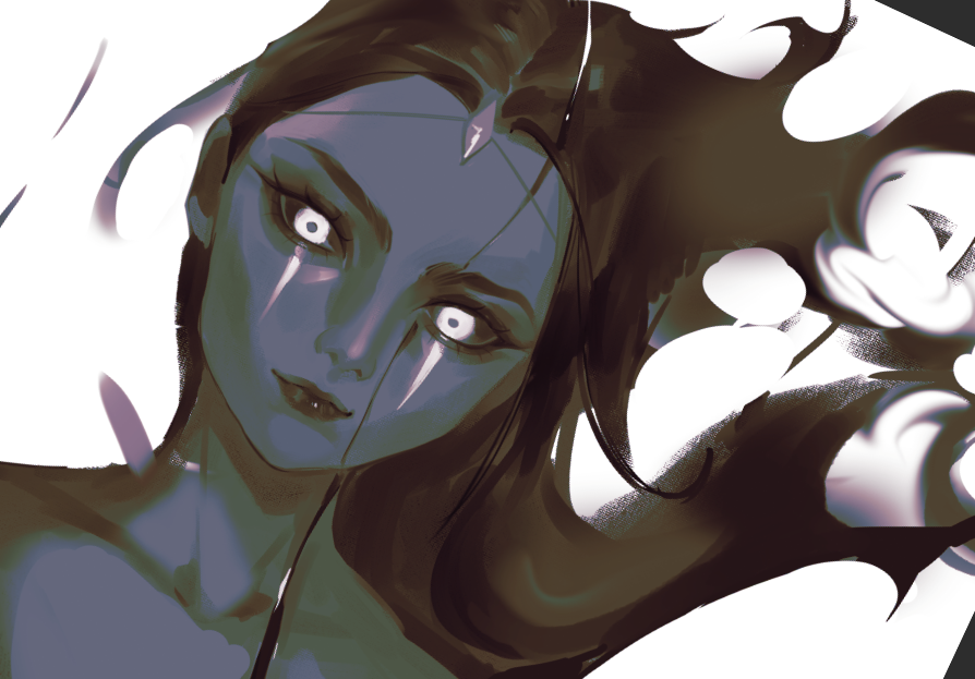 i love this scene of her so much i tried to draw it (˶˃ᆺ˂˶)