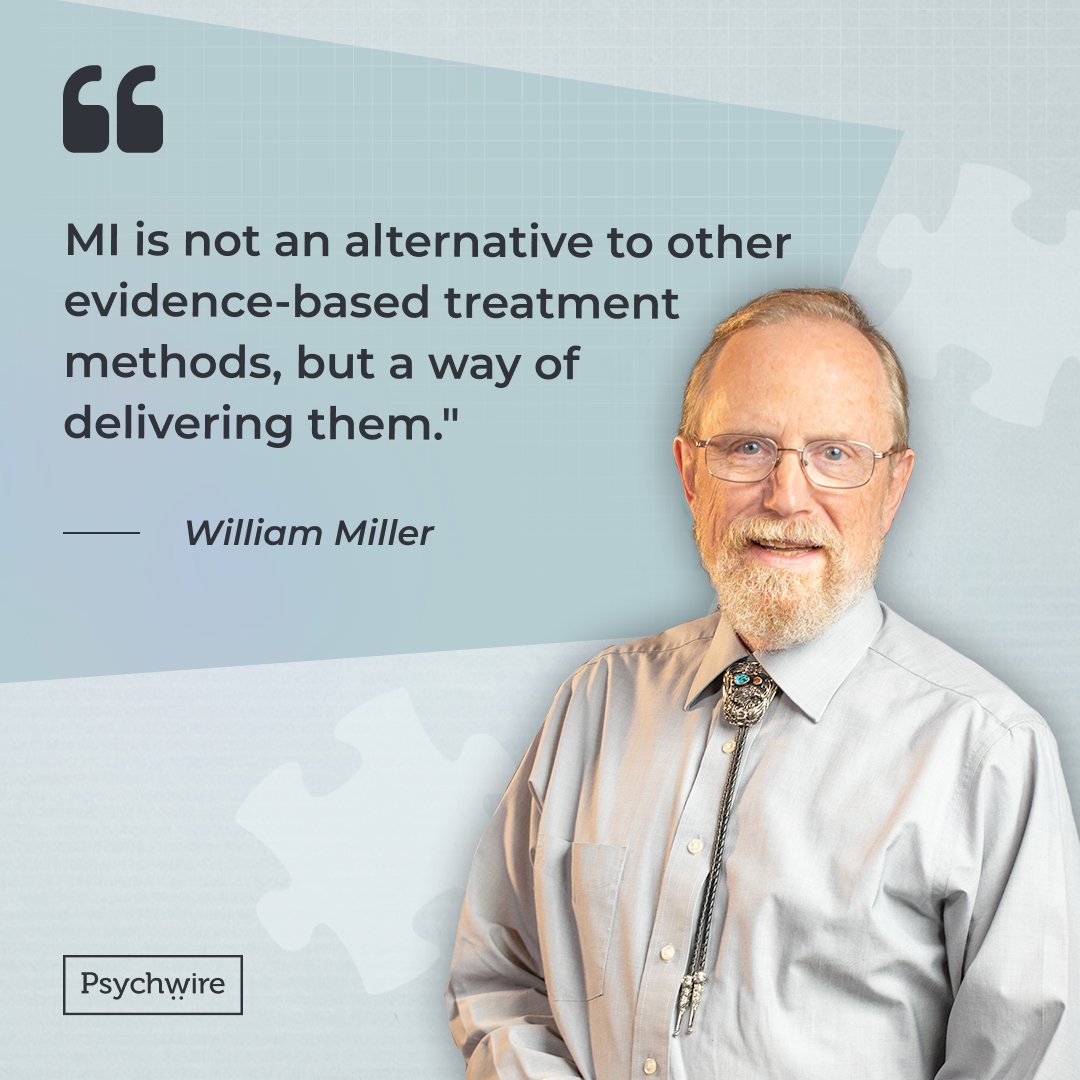 Psychwire's tweet image. MI is not a new treatment to add to your toolkit, but a way of enhancing everything you already do. It’s about how you communicate and build change together. Learn more: psychwire.com/motivational-i…