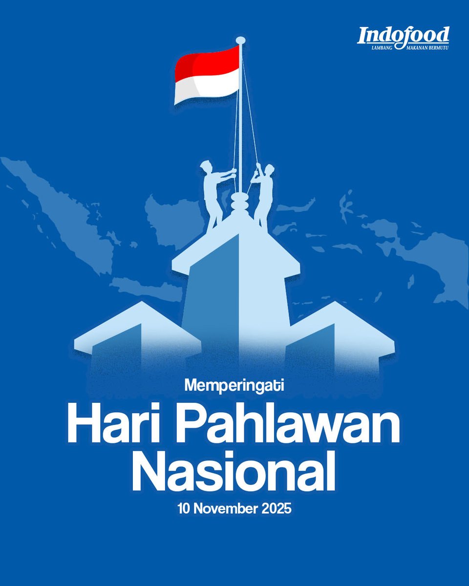 Semangat juang para pahlawan menjadi inspirasi untuk terus berkarya, berinovasi dan memberi kontribusi nyata bagi
negeri.

Mari lanjutkan semangat para pahlawan dengan karya dan dedikasi terbaik untuk Indonesia!

Selamat Hari Pahlawan Nasional!