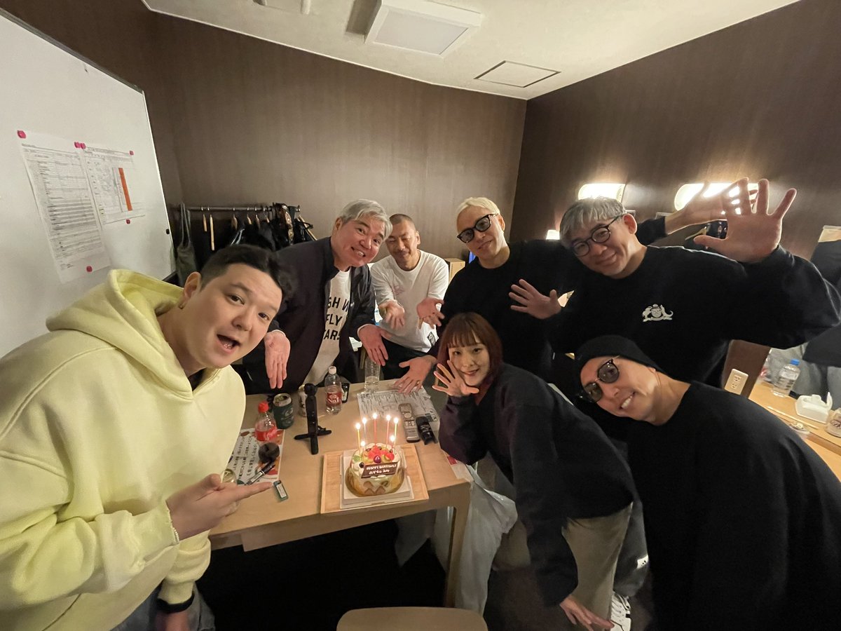 本日誕生日迎えました🎂 前日札幌でRIP SLYMEのみなさまがお祝いして