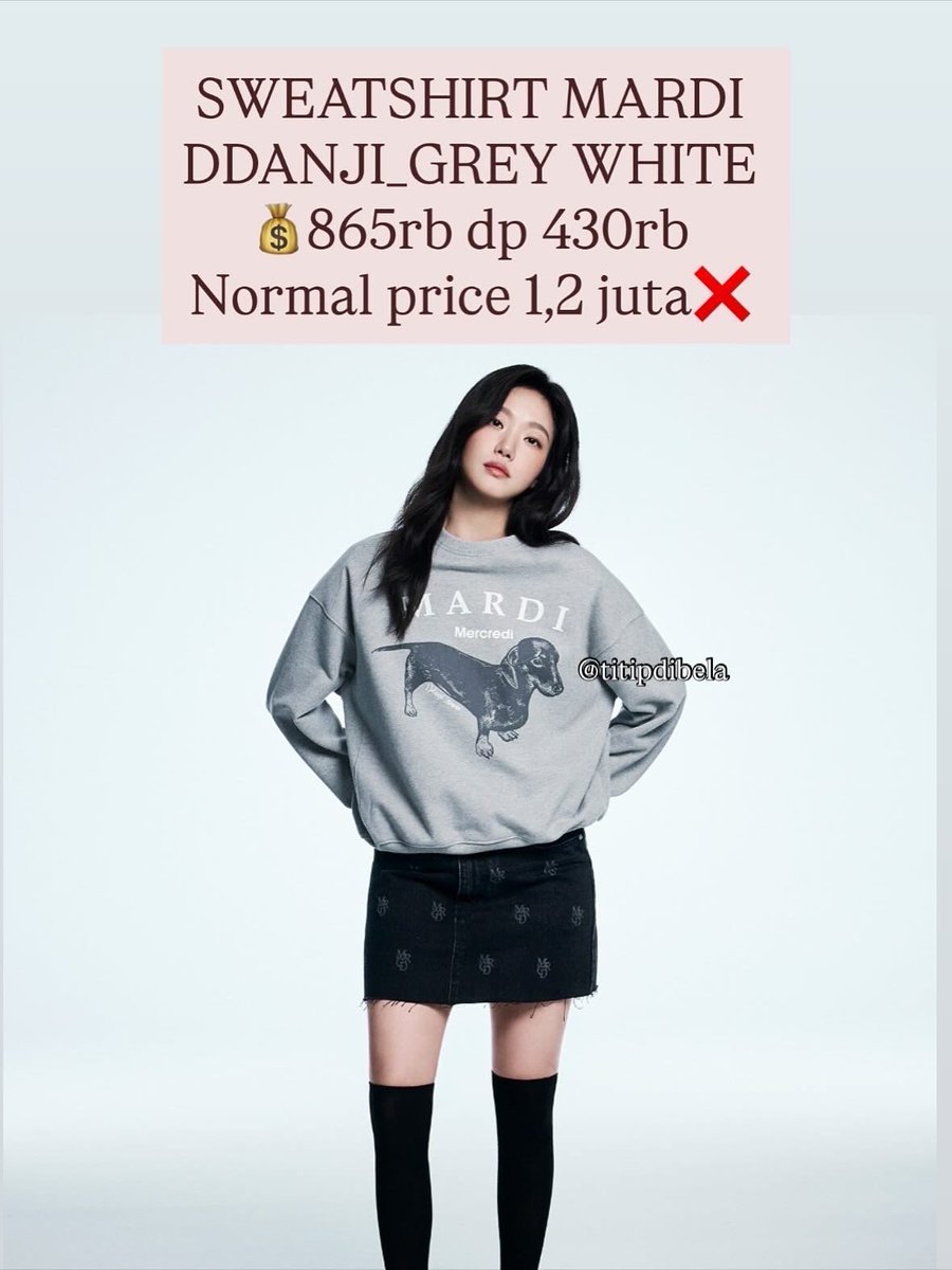 titipdibela's tweet photo. MARDI MERCREDI BLACK FRIDAY SALE
Sampai tanggal 16 November
Setiap hari nya akan berbeda2 yaaa katalog salenyaaa

Follow ig for more updates https://t.co/f7XkeiUEJh
For order WA https://t.co/W018qRBLqc
Rekening HANYA BCA an Bela Anindya P.

-t wts mardi sale jastip korea https://t.co/R2s3YuXB4Z
