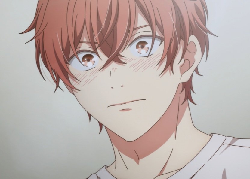 "you're staring"                "I've found 
                                                the love of         
                                                 my life"

#ritsumafu