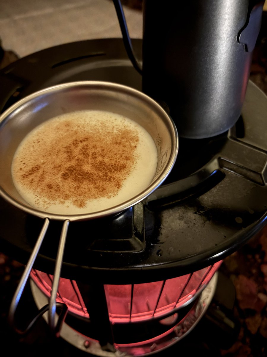 休憩中に写真を見ながら癒されてる

見上げると焚き火の灯りに照らされるもみじ🍁と星空

森の中に差し込む月光

わりと大人しく休む愛犬

冬の自分の定番になりつつあるラムミルク。甘くてあったかい。

魂が浄化される夜の時間だった