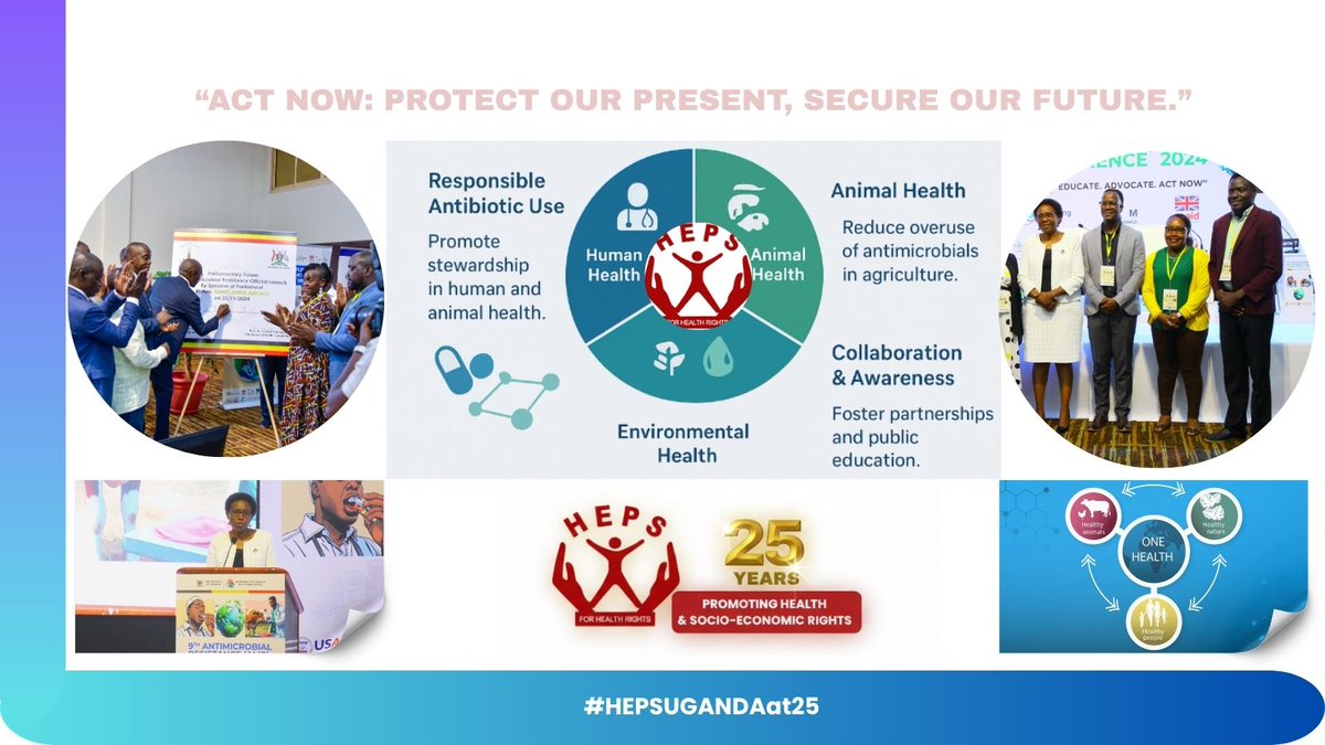 As <a href="/hepsuganda/">HEPS-Uganda</a> prepares for the 10th Uganda National AMR Conference, we acknowledge that combating Antimicrobial Resistance (#AMR) still requires an inclusive multi-sectoral collaboration from health professionals, veterinarians, environmental experts, and policymakers, where