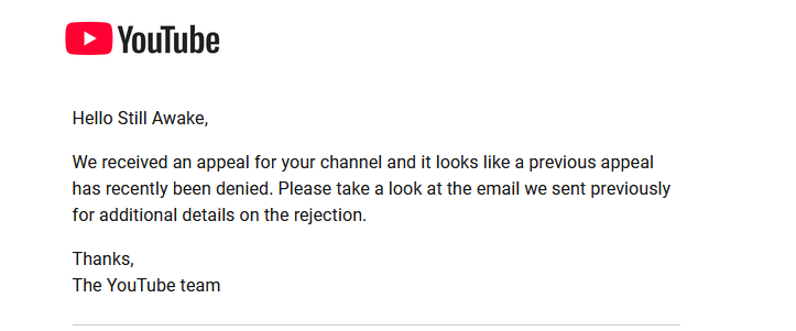 SayedTurzo's tweet photo. @TeamYouTube @TeamYouTube  I applied using the link and i got a reply from youtube instantly .. I wanted youtube to review my appeal again..  Please check it. My channel URL: https://t.co/m1d5mYUeut https://t.co/NyqAioNoqr