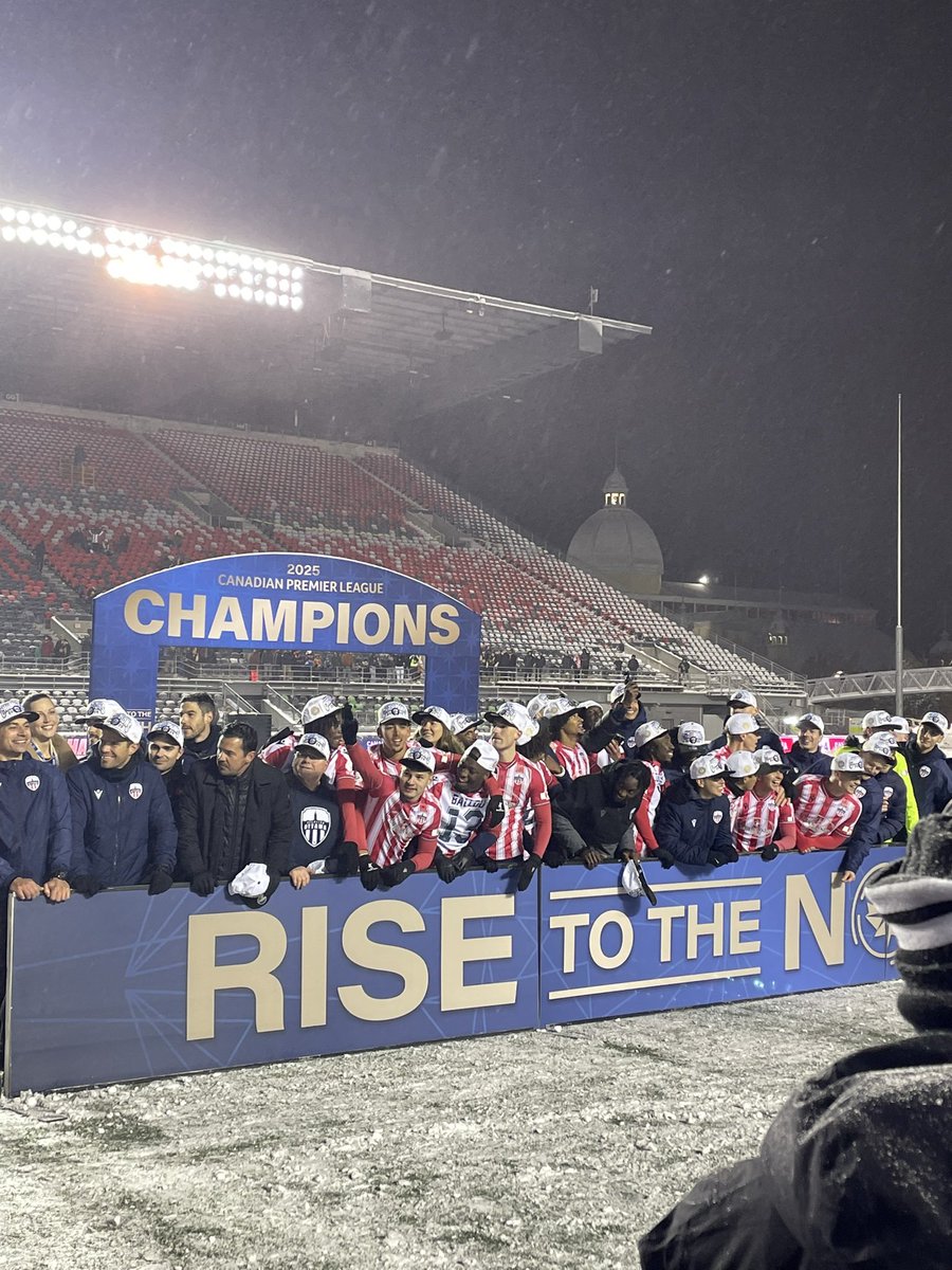 Jacob_Charuk's tweet image. Glad to see Atletico Ottawa winning the 2025 North Star Cup #CanPL #CanPLFinal
