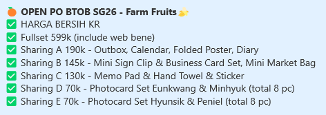 warungFLO - INA BTOB GO tweet media