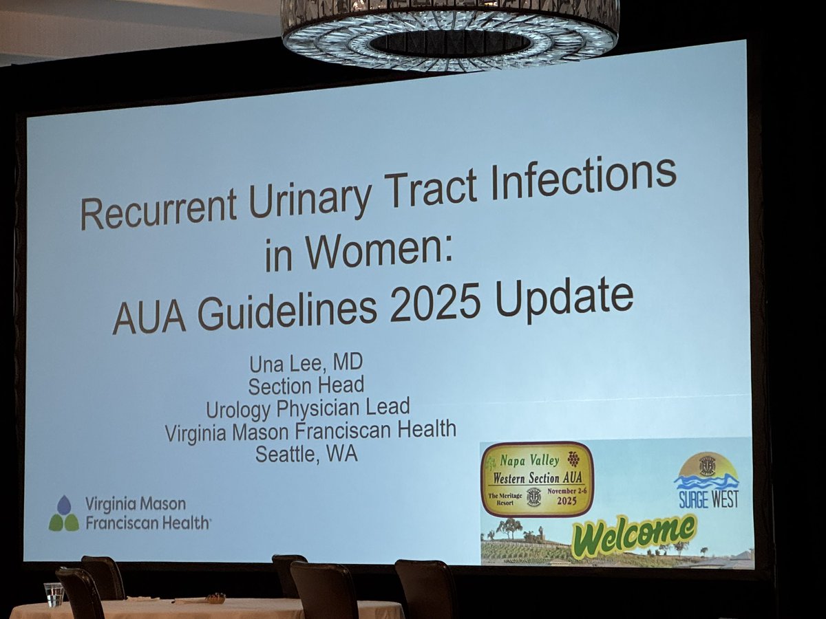 DrSCohen's tweet photo. Excellent, high-yield #WSAUA25 @auawest #Urogynecology #URPS #PrepCourse, moderated by @AlvaroLucioni, with lectures by @Dr_UnaLee & @rude_md. @Dr_UnaLee w a robust review of @AmerUrological @sufuorg #Guidelines on #UTIs & #GSM @VMUrology @VMFHealth @StanfordUrology https://t.co/nAs6eNN0r9
