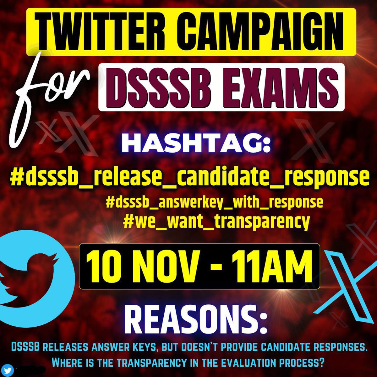 TeamMCQOfficial's tweet photo. SSC, RRB , DDA , AND ALL EXAMS GIVES CANDIDATES ANSWER KEY WITH RESPONSE ONLY DSSSB NOT PROVIDED KEY WHY??
NOW #we_want_transparency 
#dsssb_release_candidate_response
#dsssb_answerkey_with_response
@LtGovDelhi @gupta_rekha @ArvindKejriwal https://t.co/RexX89aiS6