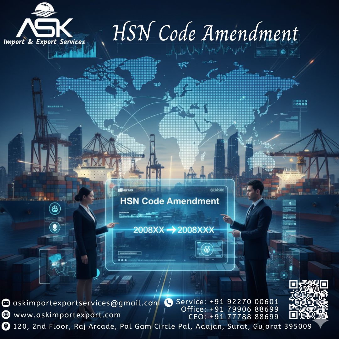 askimpoexpo's tweet image. Is your HSN Code accurate? 🧐 Wrong codes = major customs delays &amp;amp; penalties! ❌
Get your HSN Code Amendment done fast and stay compliant with ASK Import &amp;amp; Export Services.
Don't risk your shipments! 🚢
📞 Call us: +91 92270 00601
#HSNCode #CustomsCompliance #ImportExport #DGFT
