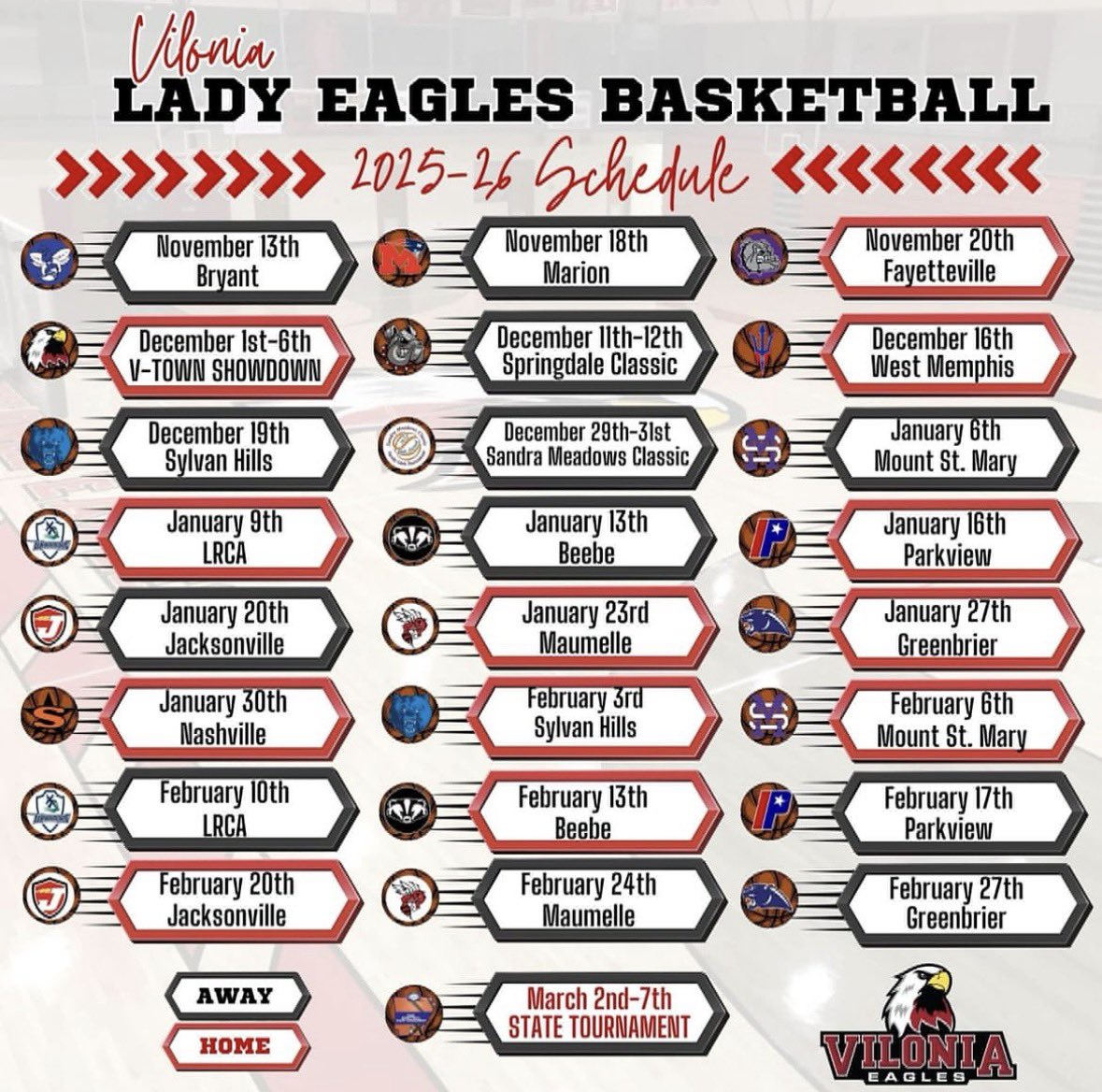 LSeiver11's tweet photo. Here is my 2025-2026 school basketball schedule. Season starts this week! 
@Hoophall 
@VtownAthletics1 
@ViloniaHoops https://t.co/0JjcOMa3uD