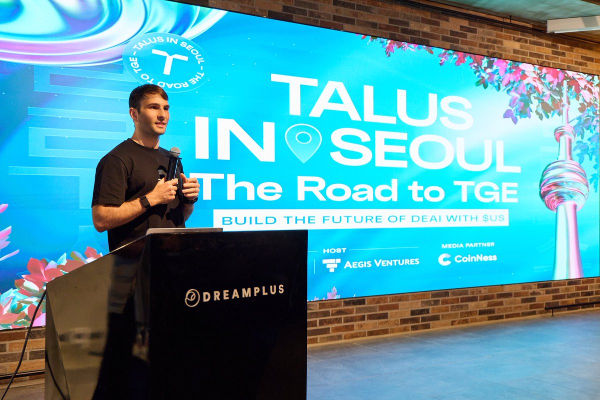 Talus Labs in Seoul, we are closer to TGE😊

Gmikeee