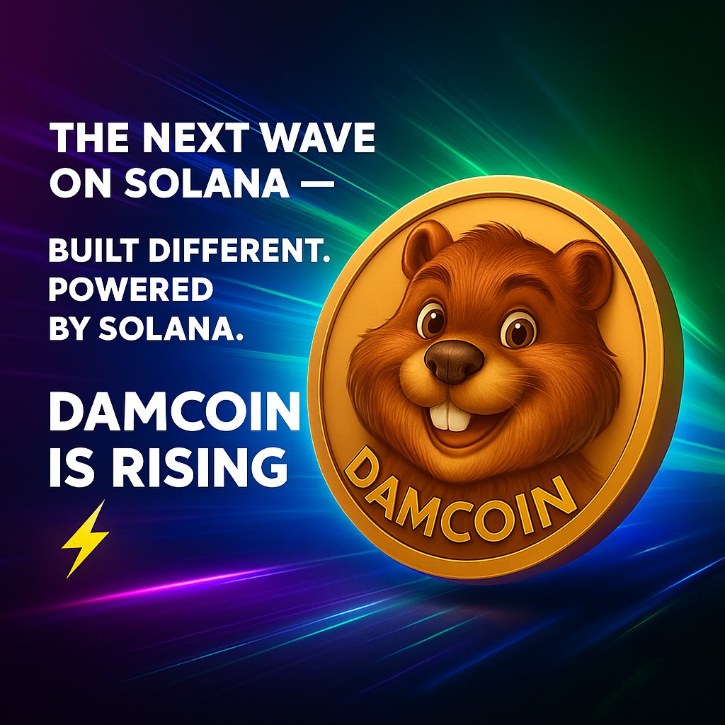 DamCoinSolana's tweet photo. π The Next Wave on Solana is Comingβ¦
π #DAMCOIN β Built Different. Powered by Solana.
β‘ Fast. Scalable.
πΎ The beaver is breaking the dam β and something HUGE is about to flow.
π Stay sharp. The launch is near.
#Solana #Crypto #DeFi #Web3 #AltcoinSeason https://t.co/Du55jvlyQH