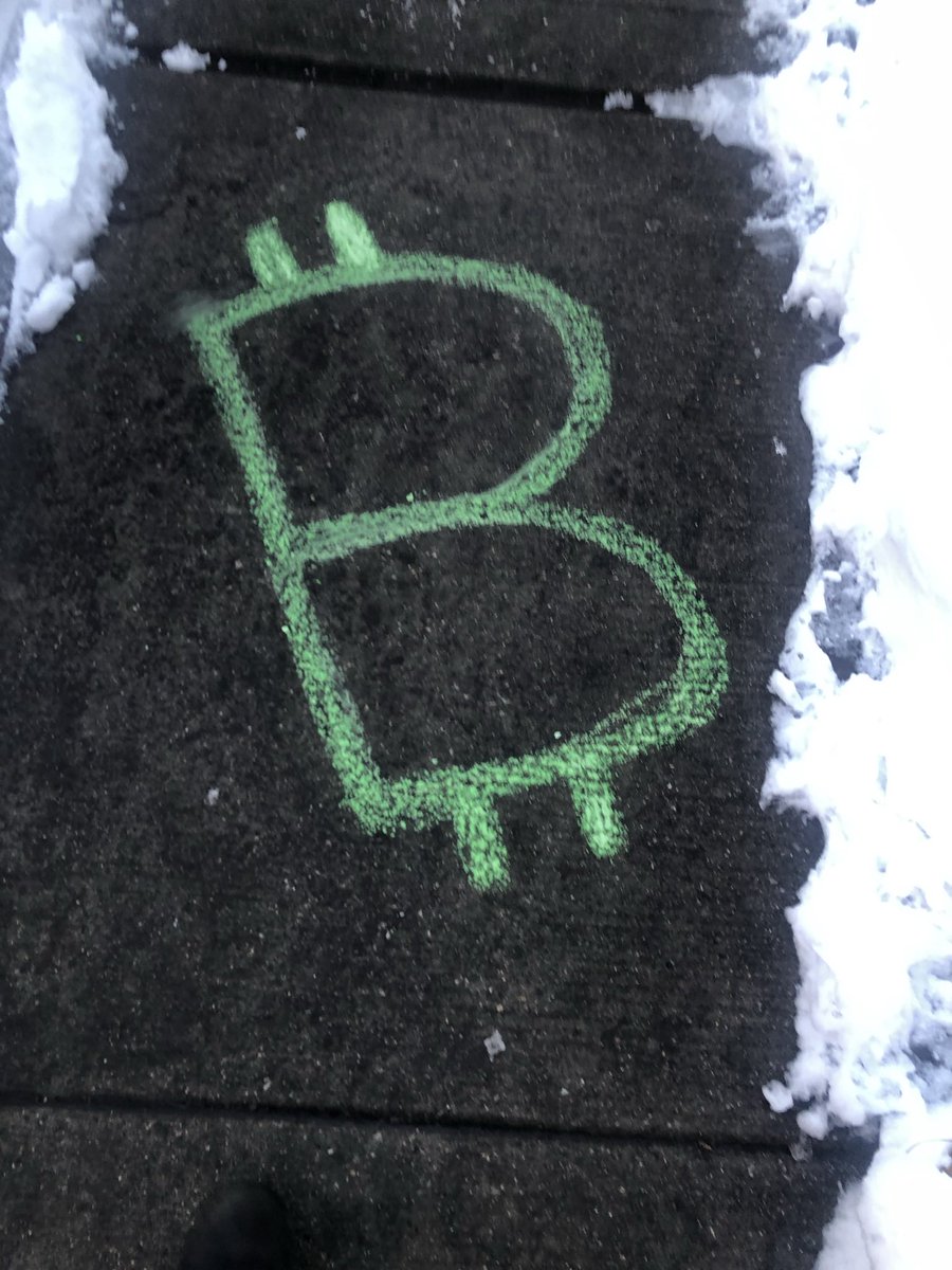 Do you think snow will stop the chalk from vibing?

Clearly you don’t know me. 

The chalk doesn’t stop for any market or weather. 

It doesn’t care. In fact it just got brighter. New bright and bold chalk acquired. 

This is the most vivid chalk I have ever used. 👀