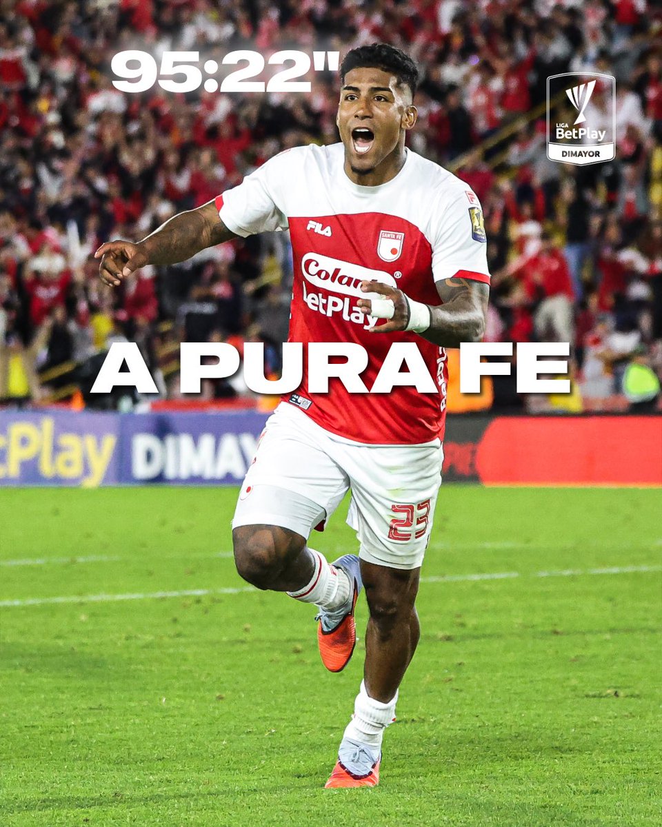 LigaBetPlayD's tweet image. 𝗘𝘀 𝗰𝘂𝗲𝘀𝘁𝗶𝗼́𝗻 𝗱𝗲 𝗙𝗲 ✨
Harold Santiago Mosquera revive al León en el descuento en una jugada que describe a la perfección el nombre de su equipo.

#UnaLigaConMásPasión #LigaBetPlayDimayor #fpc #futbolcolombiano