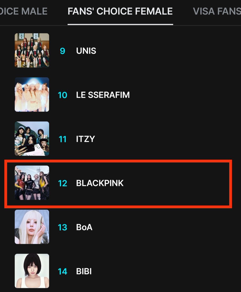 BlinkVotingCrew's tweet image. 📌 | 2025 MAMA FANS&apos; CHOICE 
[ ROUND 2 ]

#12 #BLACKPINK 

The voting for 2nd round will end TODAY! BLINK we need to POWER VOTE for the pinks now!🙏🏻
→share.mnetplus.world/2025-mama?miss…
#BLACKPINK #블랙핑크 @BLACKPINK