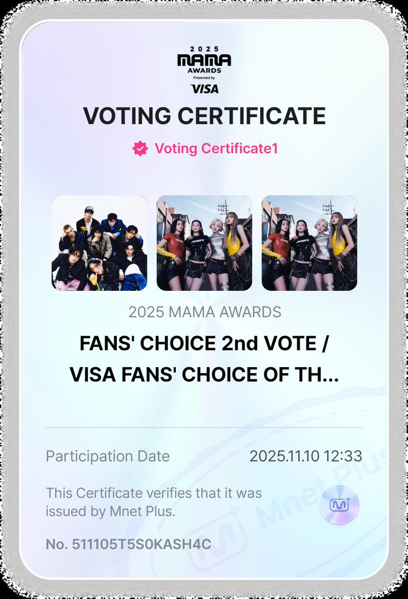 BlinkVotingCrew's tweet image. 📌 | 2025 MAMA FANS&apos; CHOICE 
[ ROUND 2 ]

#12 #BLACKPINK 

The voting for 2nd round will end TODAY! BLINK we need to POWER VOTE for the pinks now!🙏🏻
→share.mnetplus.world/2025-mama?miss…
#BLACKPINK #블랙핑크 @BLACKPINK