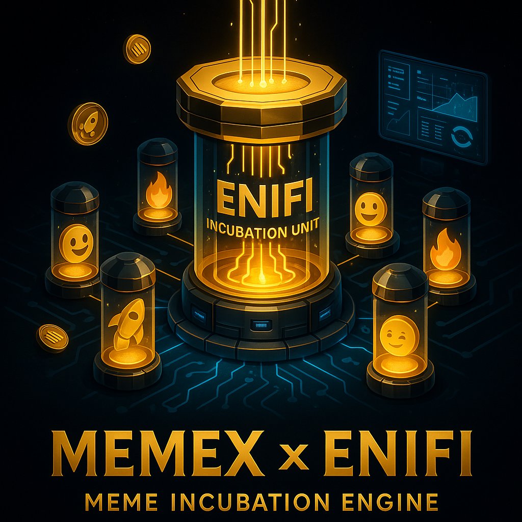 💡 Every meme needs fuel to grow.
That’s where ENIFI Incubation comes in funding, traffic, and viral ignition.
MEMEX isn’t just launch... it’s sustained evolution.
🔥 #MEMEX #ENIFI #Web3