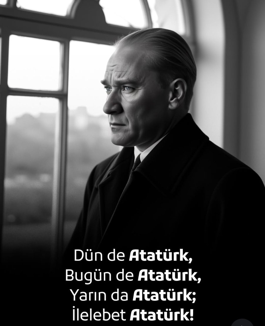 Sonsun Saygı Sevgi ve Özlemle ... #Atatürk #10Kasım #9u5geçe