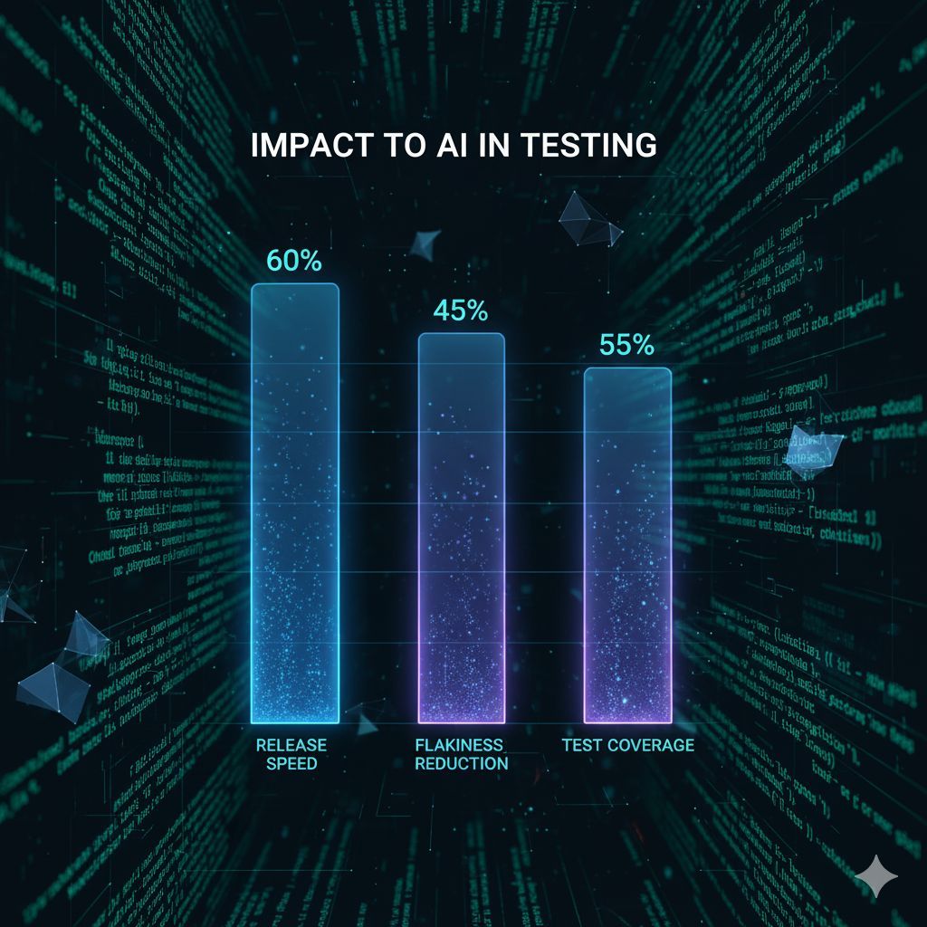 Goodfirms's tweet image. Teams using AI in testing report 🚀
 ✅ 50% faster release cycles
 ✅ 60% fewer flaky tests
 ✅ Higher confidence in each build
See how AI improves coverage, accuracy &amp;amp; speed — without replacing humans.
 Read full insights 👉goodfirms.co/blog/ai-test-a…
#GoodFirms #AITesting