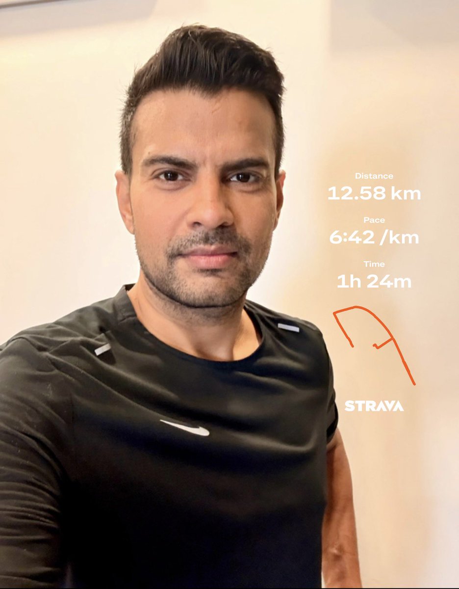 jaspalsinghjas's tweet image. Easy miles, calm heart, strong mind 🧘‍♂️ Recovery runs may be slow, but they build the engine that never stops. 12.5K @ 6:42/km | HR 128 💚 #MarathonTraining #RunnersLife