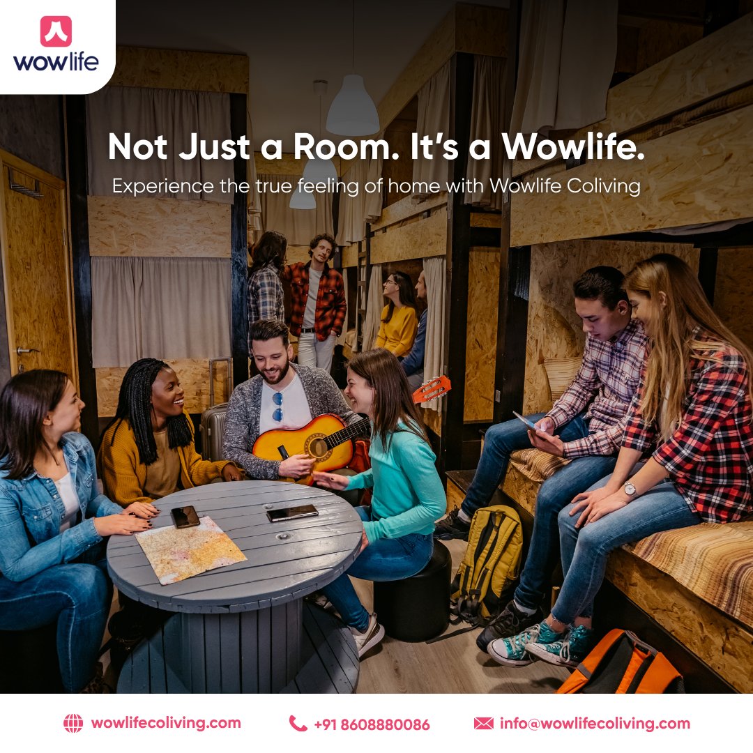 “Home is not a place... it’s a feeling.” — Cecelia Ahern 💫
And at Wowlife Coliving, that feeling comes alive every day.

👉 Book your smart coliving experience today &amp; feel the Wowlife warmth!
📞 +91 63851 25430 | 🌐 wowlifecoliving.com

#wowlifecoliving  #love #chennai