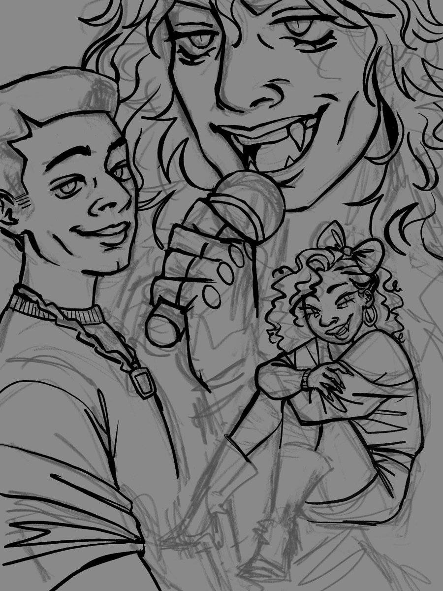 80s themed unholy family wip! i've just had a burst of inspiration lately idk what it is 🙌

#iwtv #iwtvfanart #louisdepointedulac #lestatdelioncourt #TheVampireLestat #claudiadupointedulac