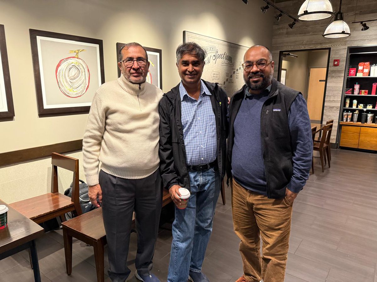 #Day3 in #Boston 

The #BITSPilani leadership delegation — Prof. Arya Kumar, Dean of Alumni Relations, and Mr. Sachin Arya, Head of Alumni Relations — met Mr. Chandrasekhar Pisupati for an engaging interaction filled with insights, reflections, and shared memories of BITS Pilani.