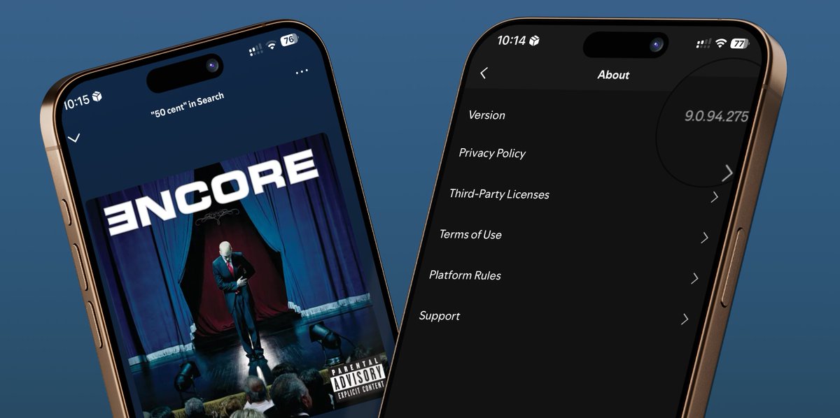 senumy_ipa's tweet photo. 🎶 EeveeSpotify 9.0.94 is here!
Supports iOS 16.1+ ✅
🎵 Eevee 6.2.1 adds Proxy Rules — choose IPA or Rules setup!
📥 Guide: https://t.co/XiIaCNwU7m
#EeveeSpotify #SpotifyMod #iOS26 #Senumy https://t.co/Qfv36Gl73S