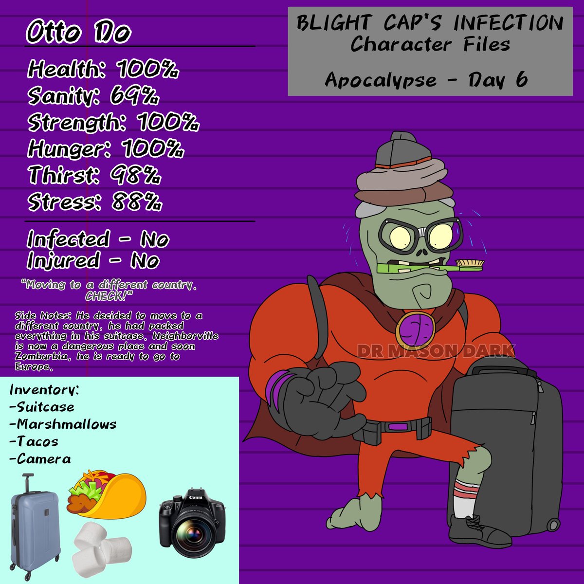 Blight Cap Plants vs Zombies: Blight Cap’s Apocalypse AU (Port) Character Files ...