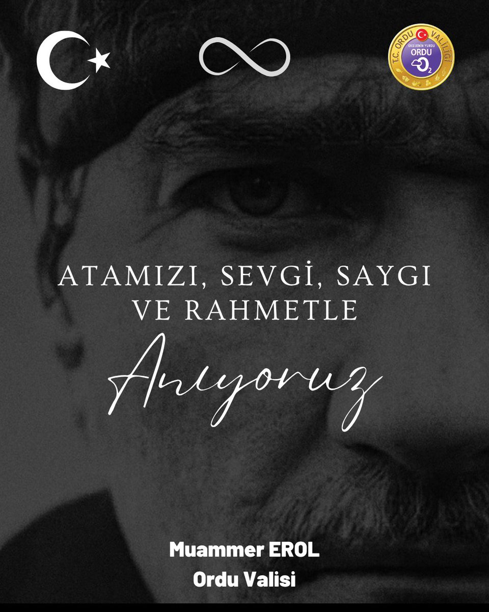 Kurtuluş mücadelemizin önderi, Cumhuriyetimizin kurucusu  Gazi Mustafa Kemal Atatürk’ü ebediyete irtihalinin 87. yıl dönümünde minnetle, saygıyla ve rahmetle anıyoruz.