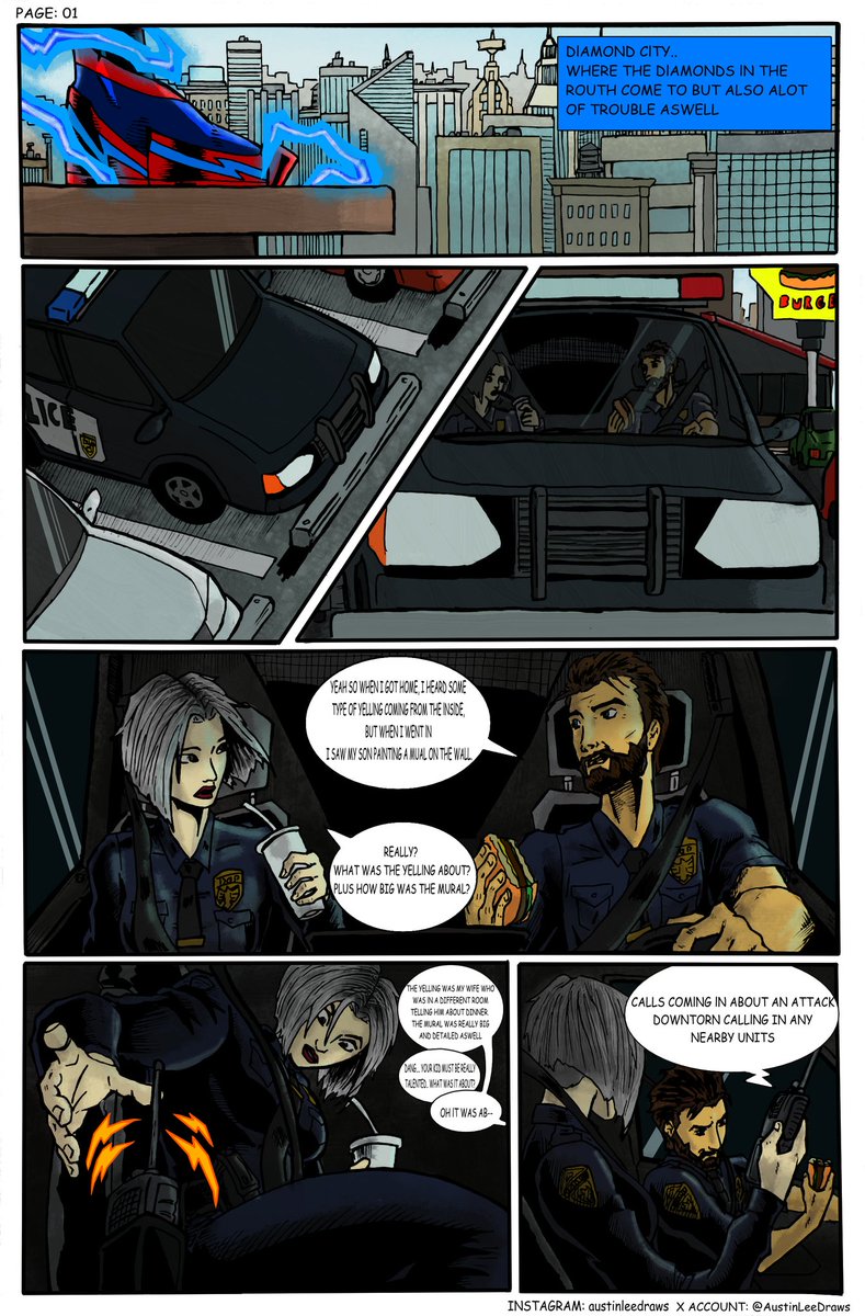 AustinLeeDraws's tweet image. Blue Lightning Page 01 

#comic #comicart #art #superheroes