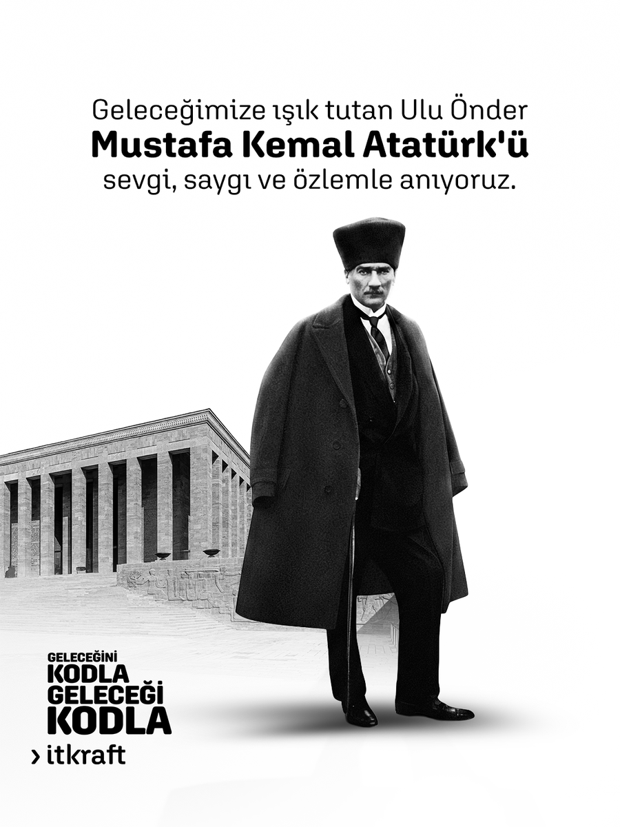 Atamızı sevgi, saygı ve büyük bir özlemle anıyoruz. 

#10Kasım