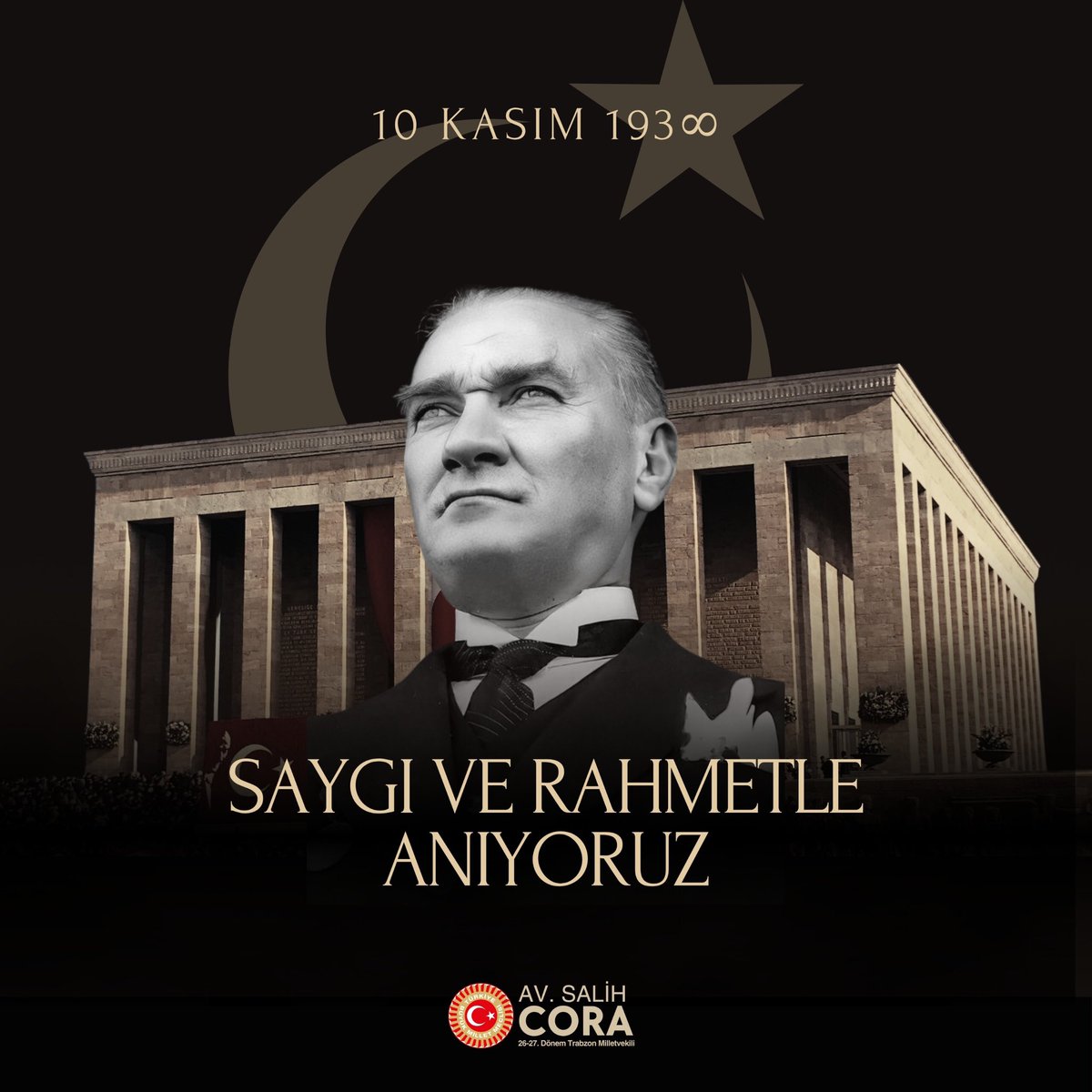 Saygı, sevgi ve özlemle anıyoruz.

#10Kasım #MustafaKemalAtatürk