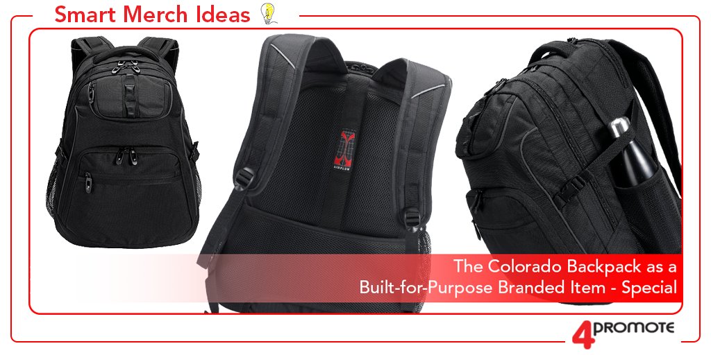 matthewbywater's tweet image. The Colorado Backpack as a Built-for-Purpose Branded Item - Special #BrandedBackpack #PromotionalCustomBackpack #DurableBag ow.ly/5N4q50XlzS8