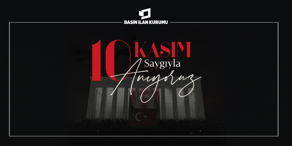 İstiklal Mücadelemizin Başkomutanı, Cumhuriyetimizin banisi Gazi Mustafa Kemal Atatürk’ü, aramızdan ayrılışının 87. yılında saygı, rahmet ve minnetle yâd ediyoruz.